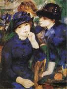 Pierre-Auguste Renoir Two Girls Spain oil painting artist